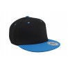 Snap back pro cap - 4136:Black, Cotton, Cyan